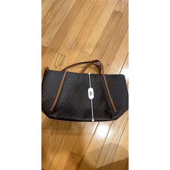 Michael Kors Whitney Small Tote Bag Brown Signature Logo Women's Handbag - Picture 5 of 7